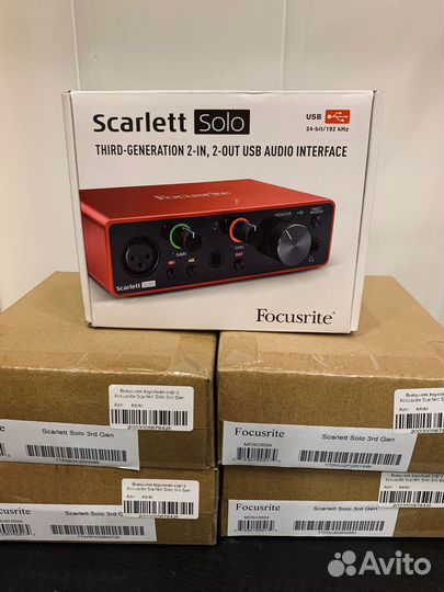 Звуковая карта Focusrite Scarlett Solo 3rd Gen
