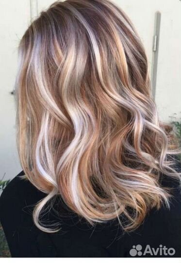 Окрашивание блонд