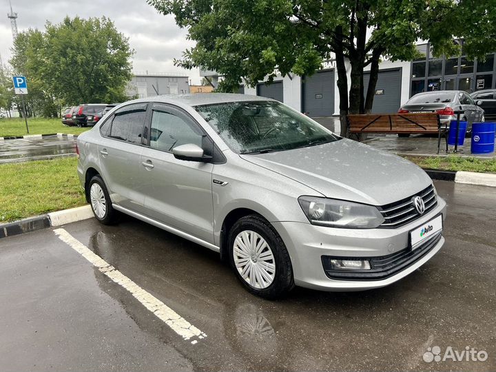 Volkswagen Polo 1.6 AT, 2018, 98 000 км