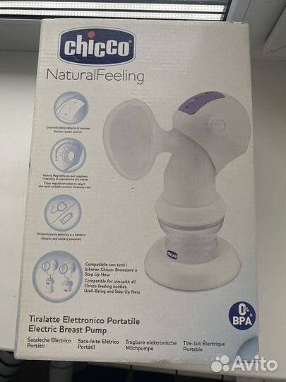 Молокоотсос электрический новый chicco