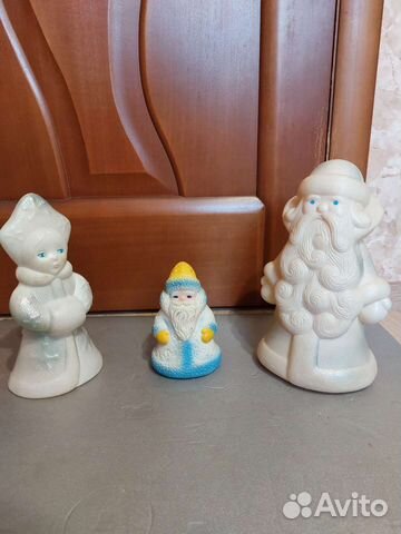 Игрушки ссср. Дед мороз и снегурочка