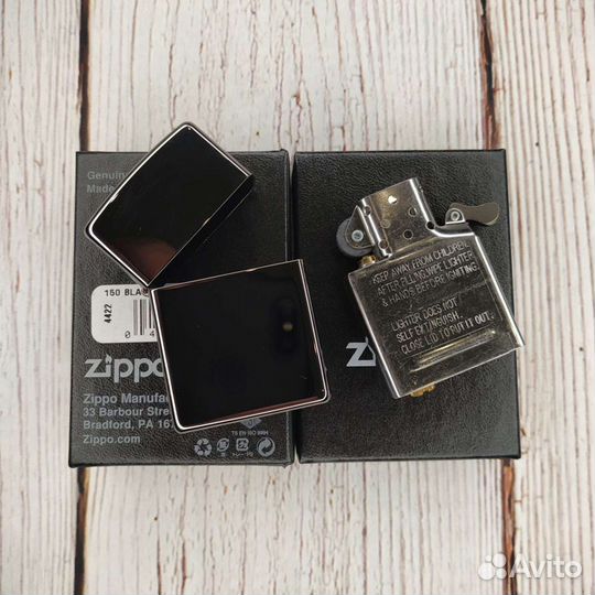 Зажигалка Zippo 150 Black Ice Оригинал Новая
