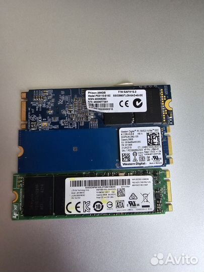 Ssd m2 nvme 256gb. (3 штуки)
