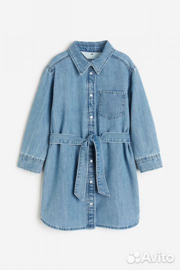 Джинсовое платье hm 140