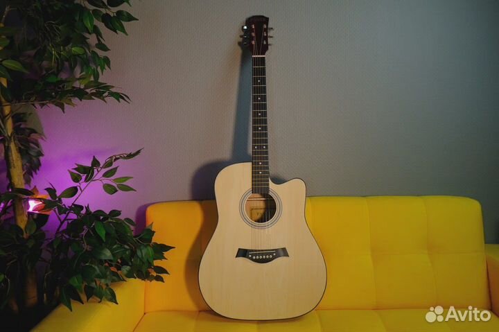 Акустическая Гитара + Чехол (Комплект)