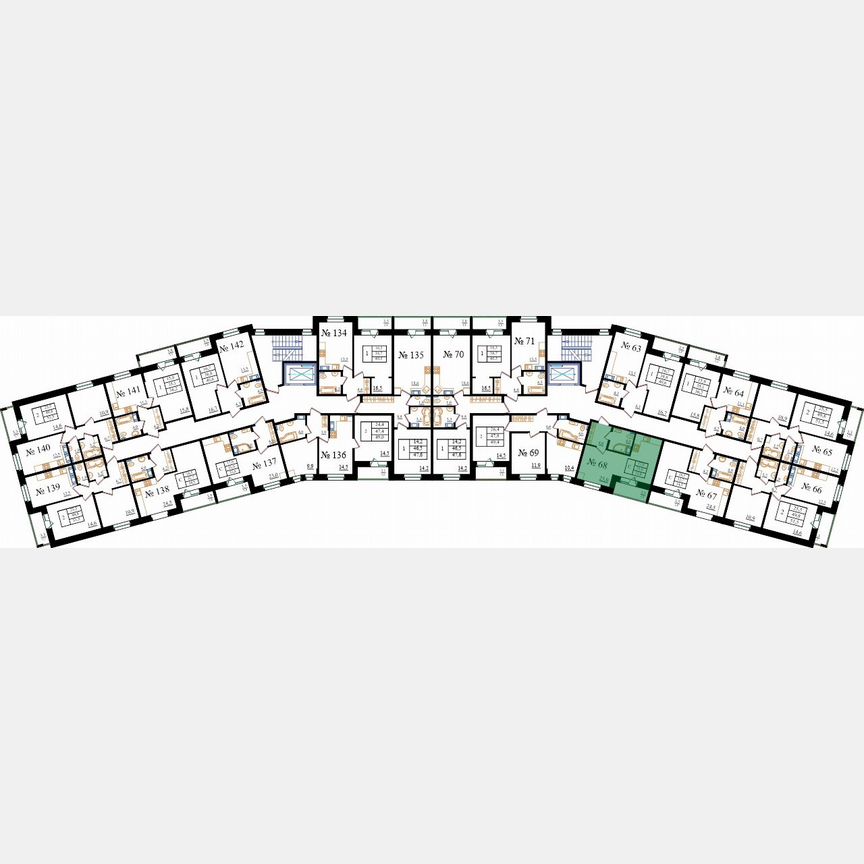 Квартира-студия, 32,8 м², 8/8 эт.
