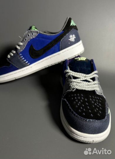 Кроссовки AIR jordan 1 LOW x Zion Williamson Ice Л