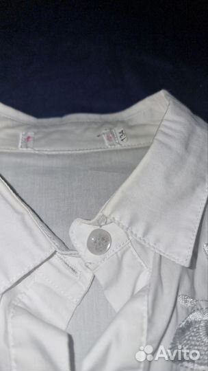 Рубашка белая школьная для девочки