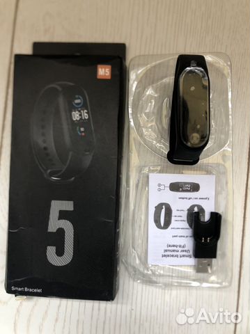 Фитнес браслет m5 новый