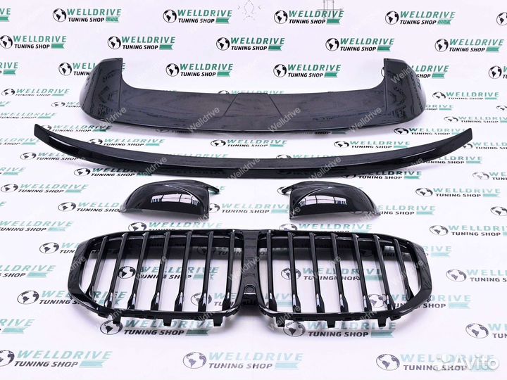 Спойлеры решетка крышки зеркал М стиль BMW X7 G07