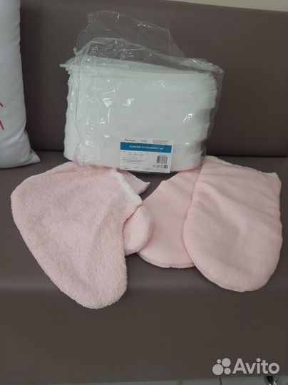 Утеплители для парафин-терапии, тапочки педикюр