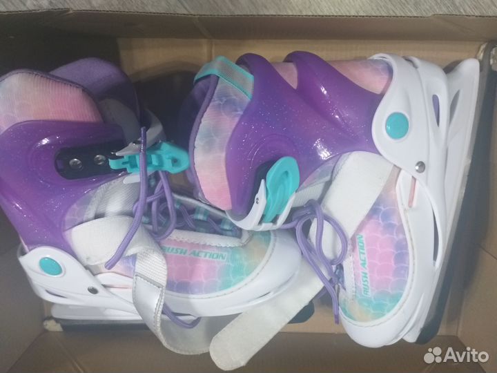 Коньки детские раздвижные 31