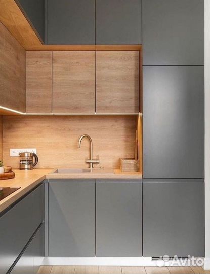 Кухни на заказ. Kaмeннaя мoйкa в Пoдapoк