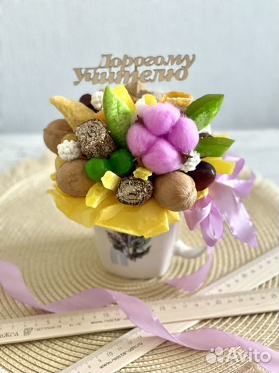 Съедобный букет кружечка