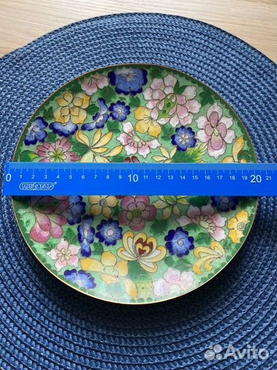 Эмаль клуазоне Китайская тарелка