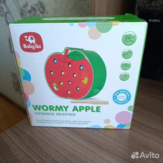 Игрушка детская Магнитная Рыбалка Яблоко