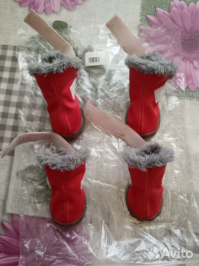 Сапожки для собак мелких пород