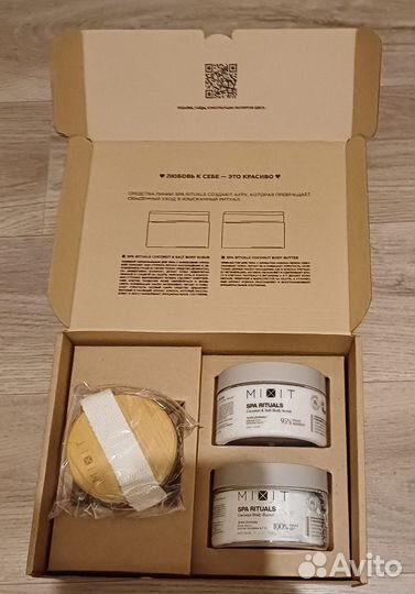 Новый подарочный набор Mixit spa rituals