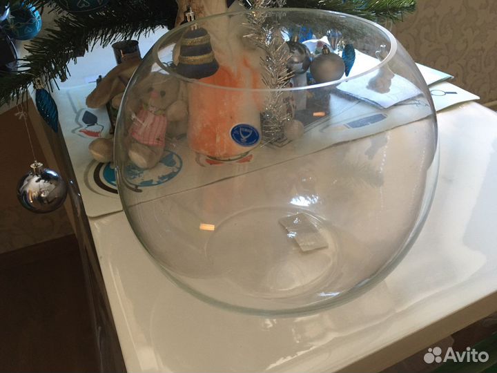 Ваза шар (стеклянная)