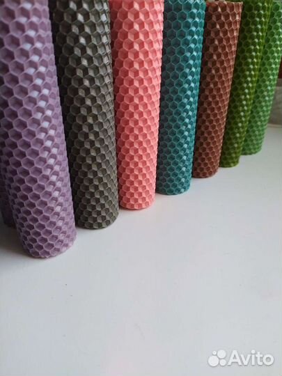 Свечи из цветной вощины. Интерьерные. Опт