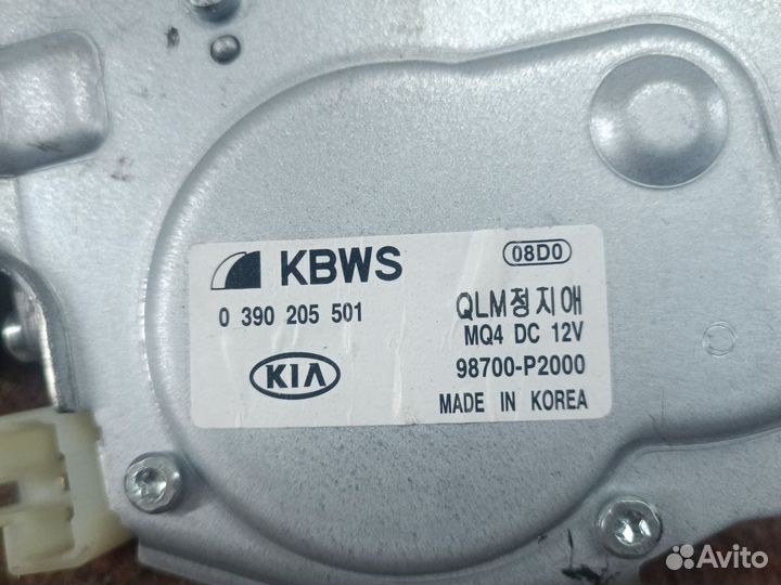 Моторчик стеклоочистителя задний kia sorento 4