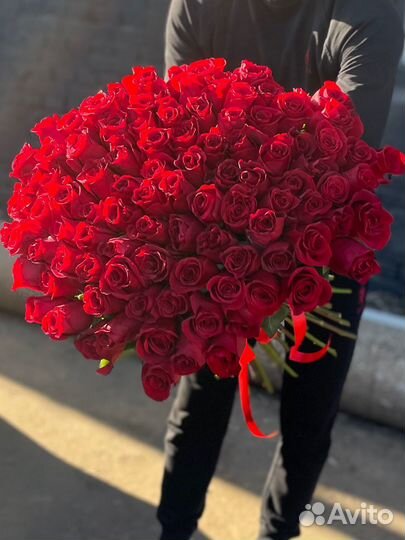 Готовые букеты, розы, 25/51/101