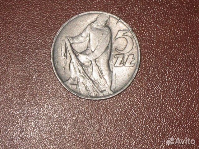 5 злот польши 1958 алюминий rare