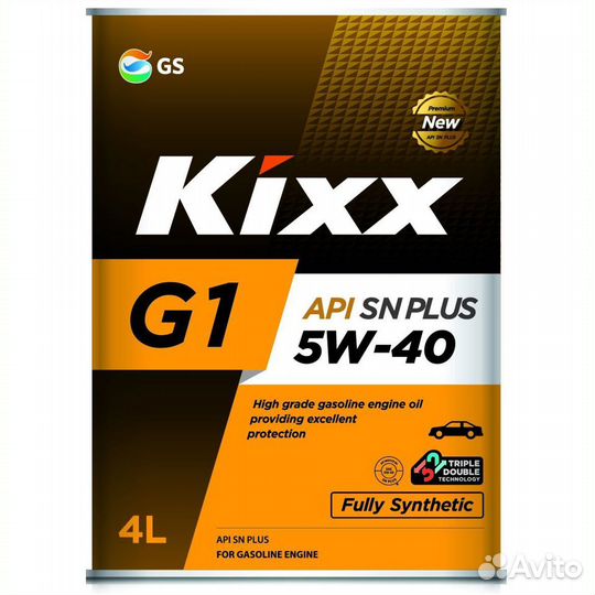 Масло моторное Kixx G1 5w-40 SN Plus / SP 4 литра