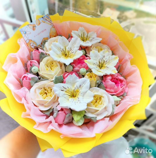 Зефирные букеты