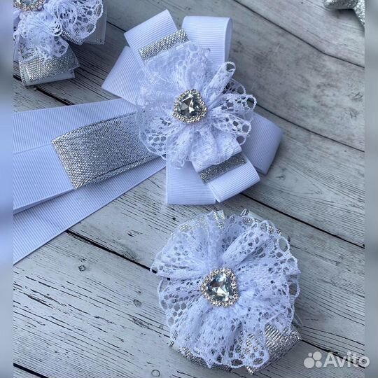 Школьные бантики/галстук брошь