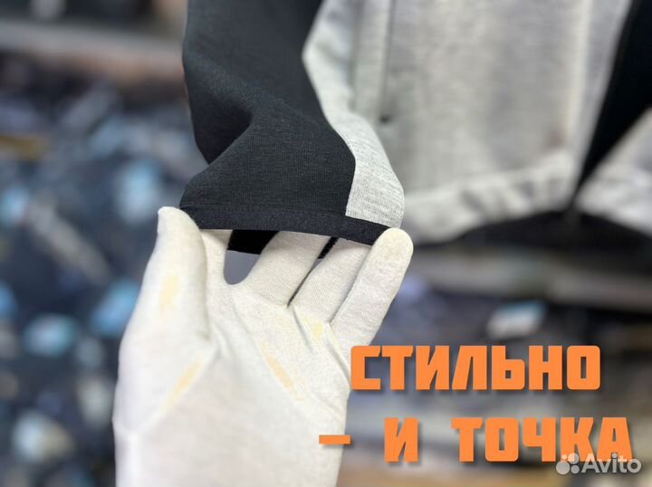 Костюм Nike Tech Fleece Черно-серый