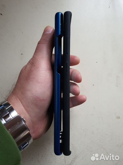 Чехол кожаный оригинал на Samsung Note 10+ Новый