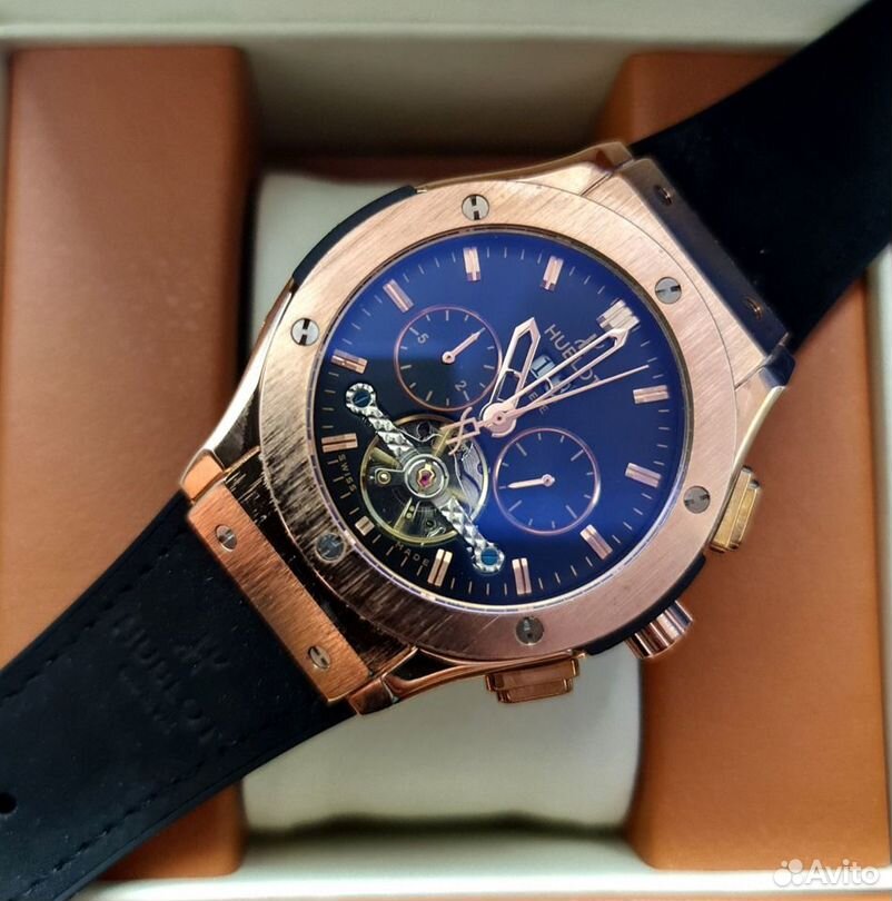 Механические часы с автоподзаводом Hublot Gold