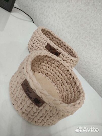 Комплект корзиночек(круглая и овальная)