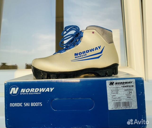Лыжные ботинки Размер 34