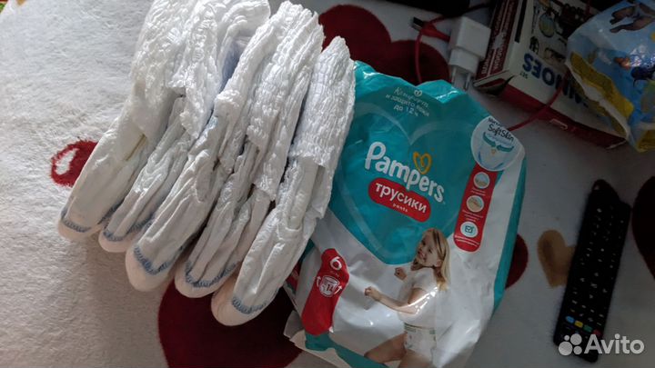 Отдам бесплатно трусики подгузники 5-6 размер