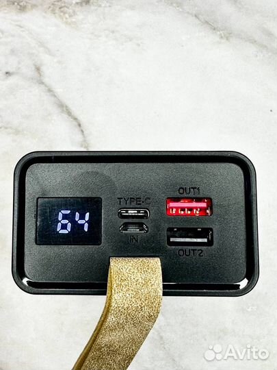 Powerbank 80000 mah с фонариком