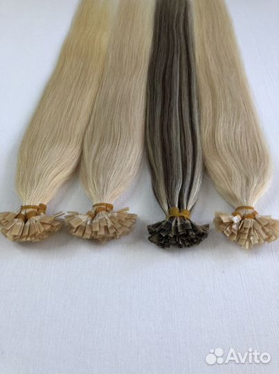 Волосы на кератиновых капсулах для наращивания