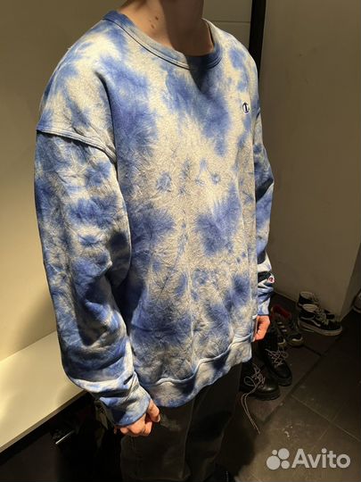 Свитшот Champion 2xl tie-dye Оригинал