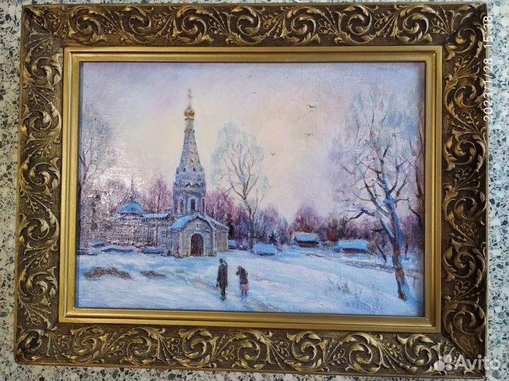 Картина маслом холст 