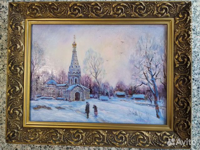 Картина маслом холст 