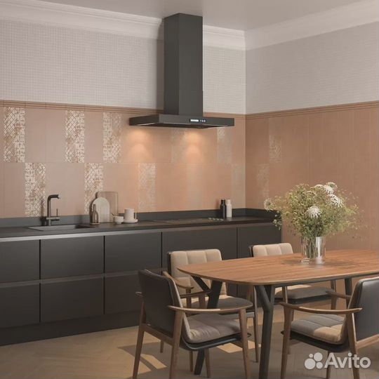 Плитка Каннареджо 20X50 декор - под бетон, под камень, с рисунком, Россия