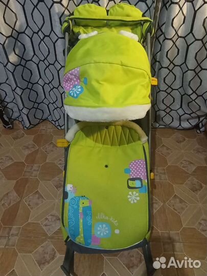 Санки коляска ника 7 6/4