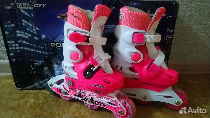 Коньки роликовые раздвижные