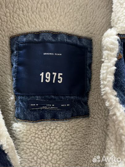 Джинсовая винтажная куртка Zara man