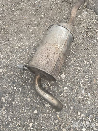 Глушитель на renault logan 2