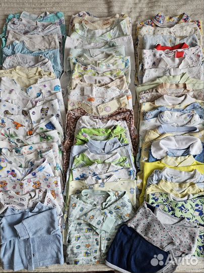 Вещи пакетом на мальчика 0-8 мес