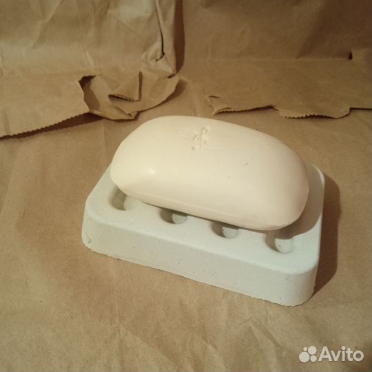 Мыльницы из бетона (ручная работа)