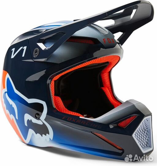 Мотошлем Fox V1 Toxsyk Helmet, XL