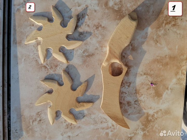 Деревянные ножи из игр ручной работы